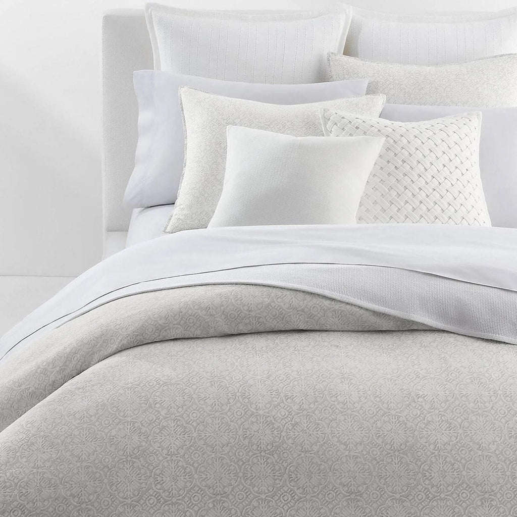 Lauren Ralph Lauren Emilia Tonal Medallion King Duvet Cover 3-Pc Set NEW $430