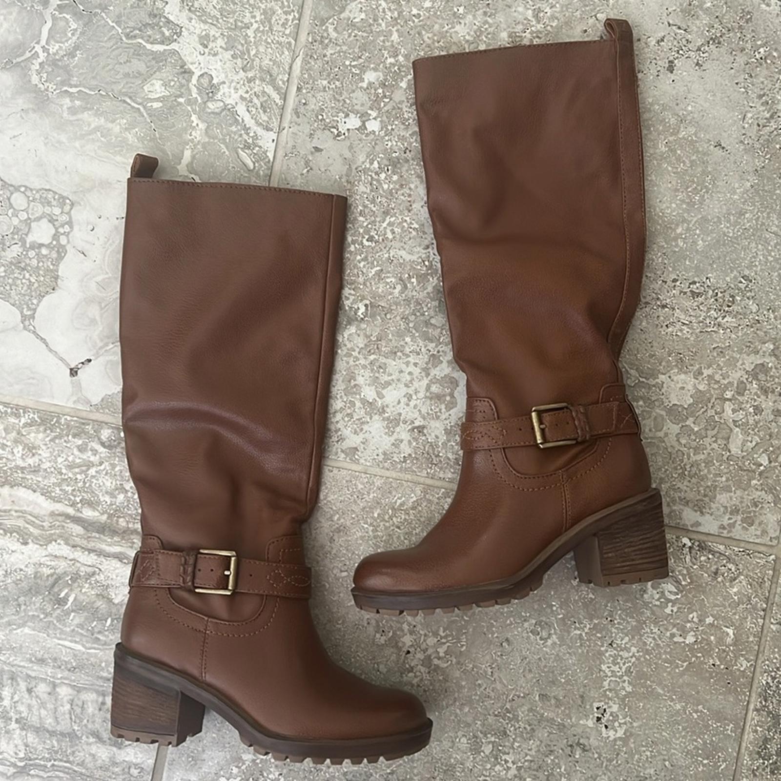 Zodiac Georgia Knee-High Riding Boots in Cognac Size 7, NEW Retail $189 SOLD OUT