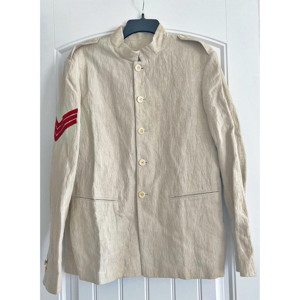 John Varvatos Slim Fit Cotter Ring Button Military Jacket, Size 50 NEW $1,298