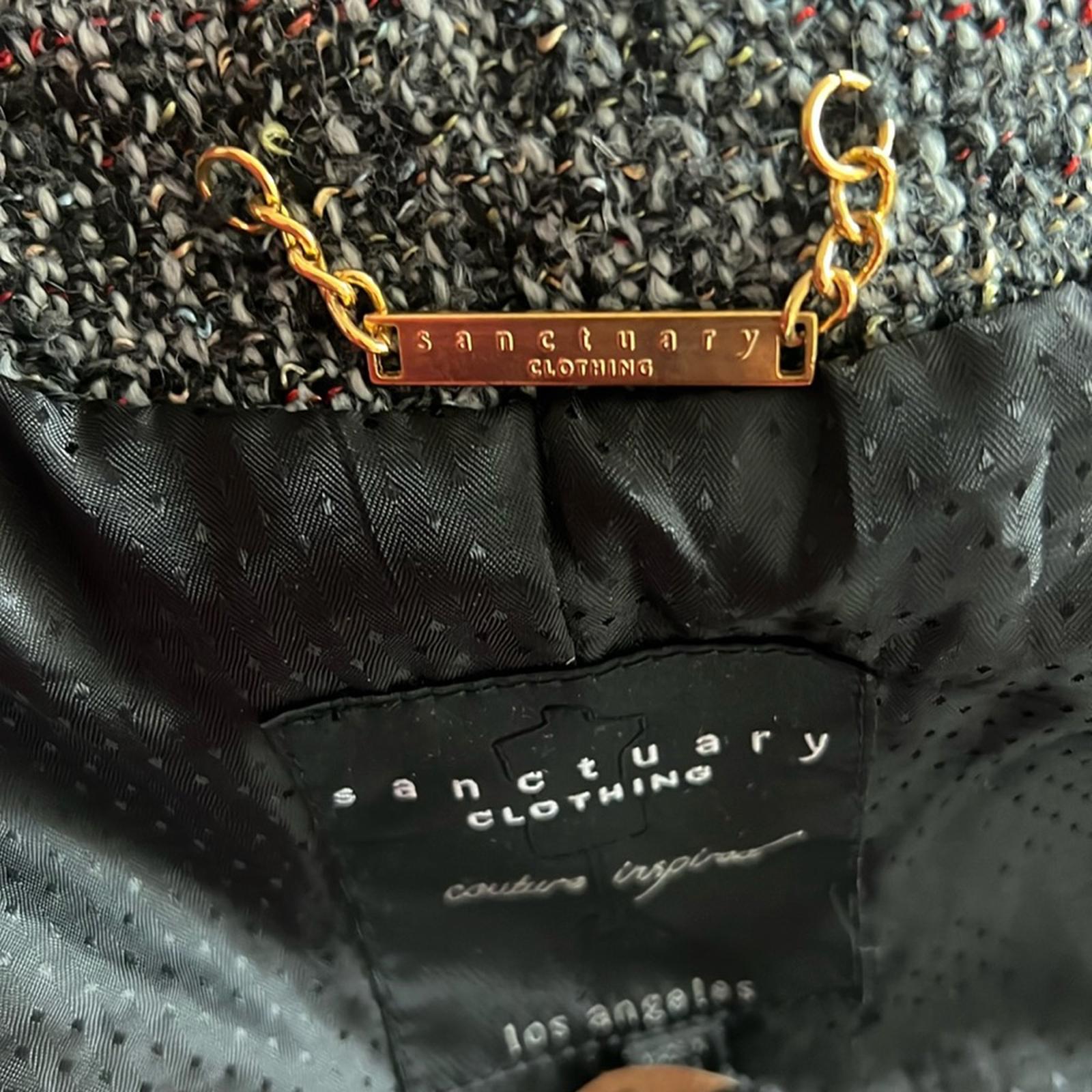 NWT Anthropologie’s Sanctuary Tweed Jacket, Size S New w/Tag