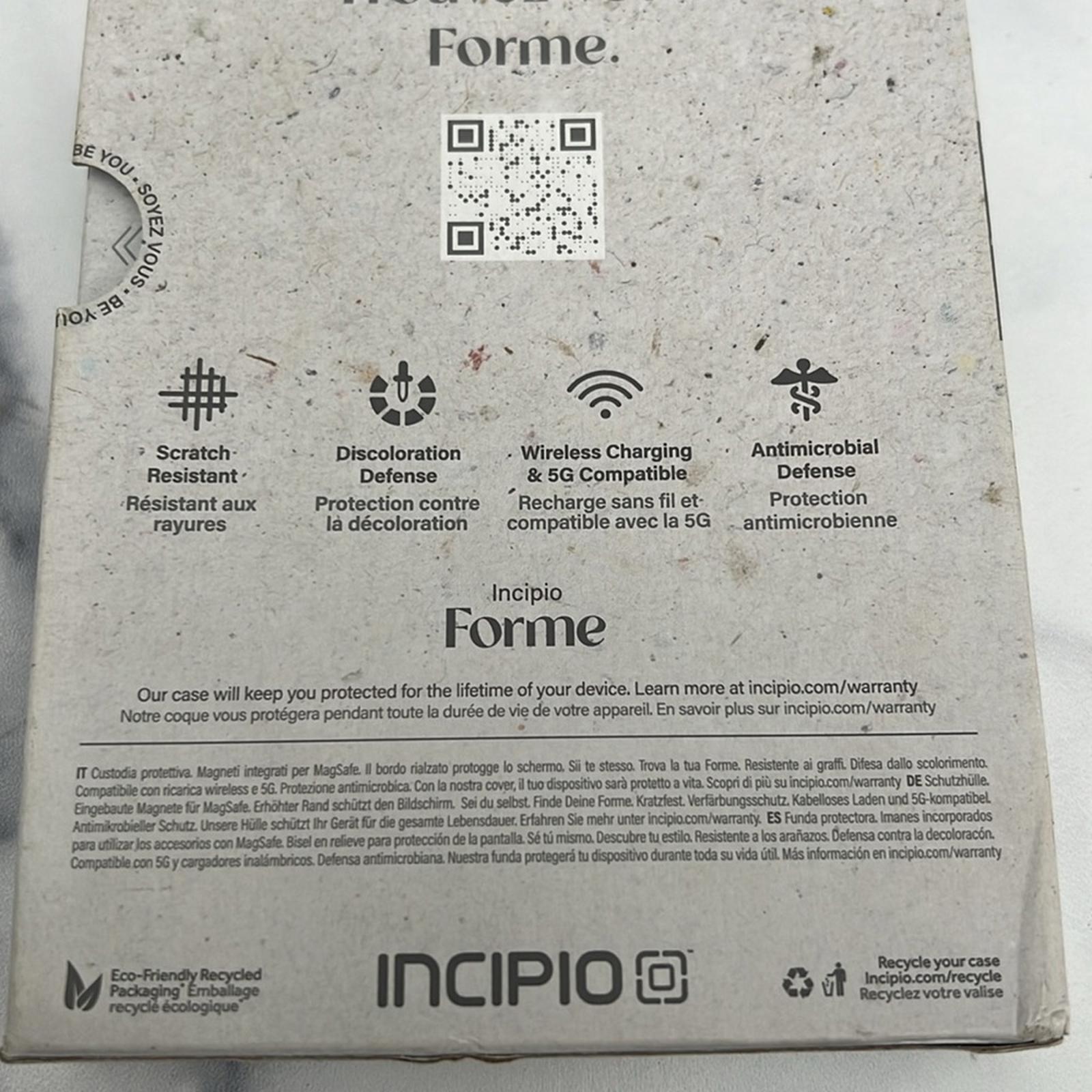 Incipio Forme Protective MagSafe Case for iPhone 14 Pro, Topographic Pink NEW