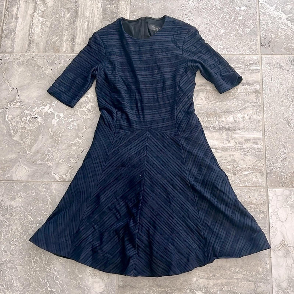 Rag & Bone Basha Short Sleeve Dress in Navy, Size 4 EXCELLENT!