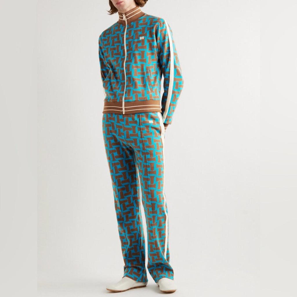Wales Bonner Symphony Jacquard-Knit Organic Cotton Track Jacket Size 4 NWT