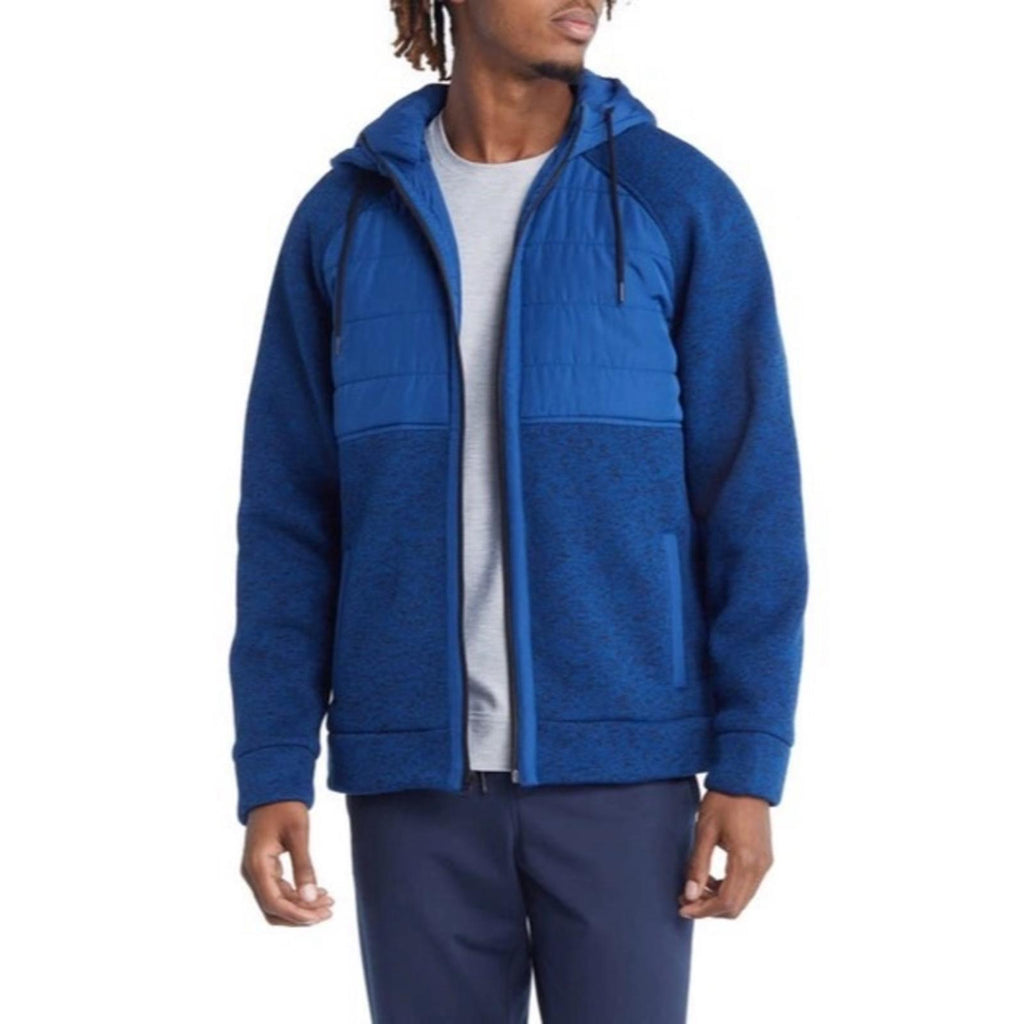 NEW Zella Hybrid Puffer Jacket in Blue, Men’s Size S New w/o Tag, Retail $129