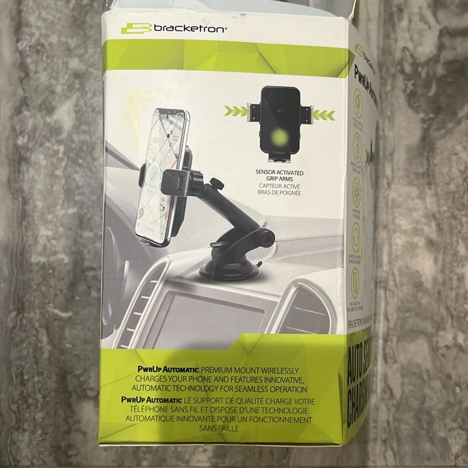 Bracketron PwrUp Qi Automatic Dash / Window / Vent Mount for Most Cell Phones