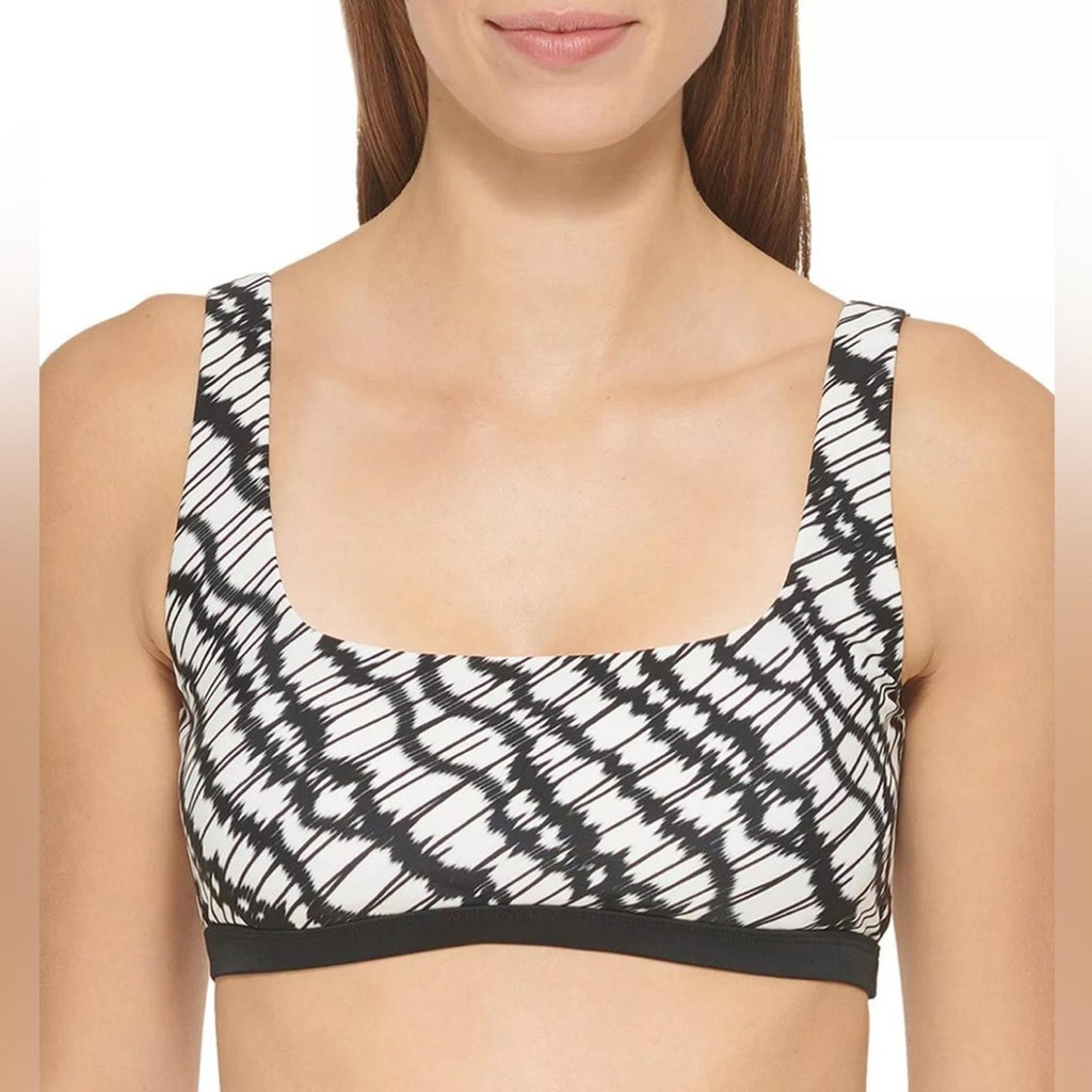 DKNY Bikini Set, Square-Neck Top $68 High-Waist Bottom $58 Size XS New w/Tag