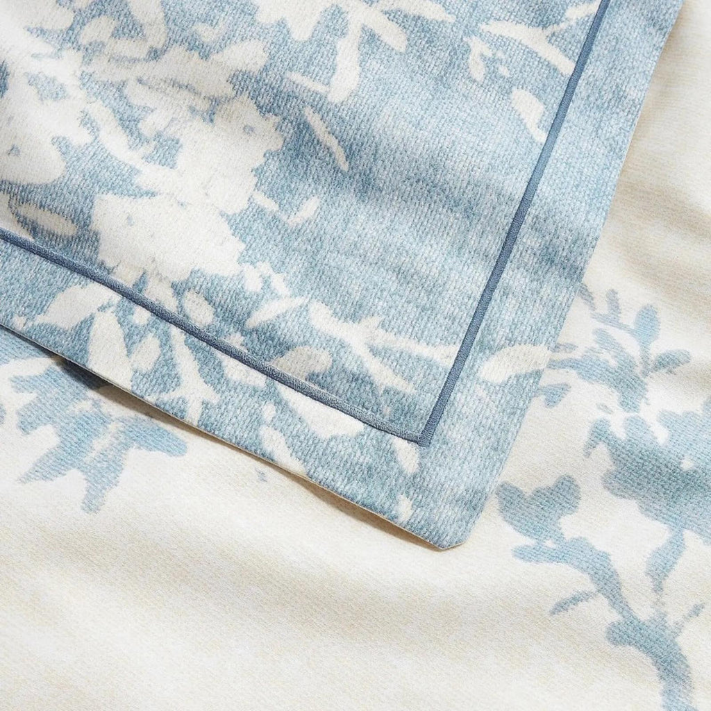 Lauren Ralph Lauren Eva Botanical 3-Pc Full/Queen Comforter Set, Cream/Blue