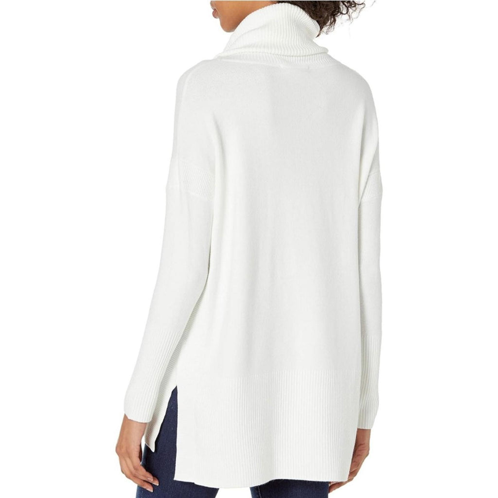 French Connection Ribbed Cowlneck Sweater in Winter White, Size XS NEW w/Tag