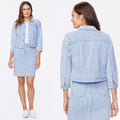 NYDJ 3/4 Slim Trucker Denim Jacket, Trella Size XL MRCT2876 New w/Tag SOLD OUT!