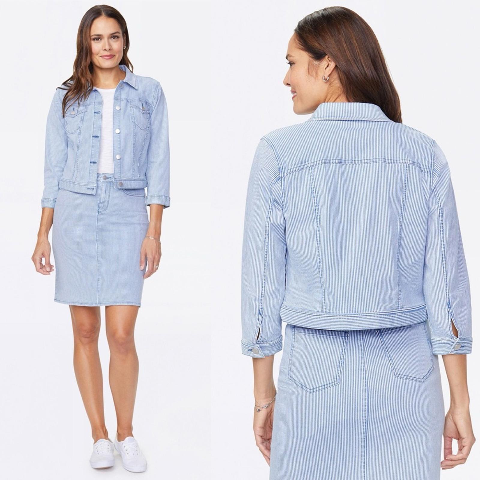 NYDJ 3/4 Slim Trucker Denim Jacket, Trella Size XL MRCT2876 New w/Tag SOLD OUT!
