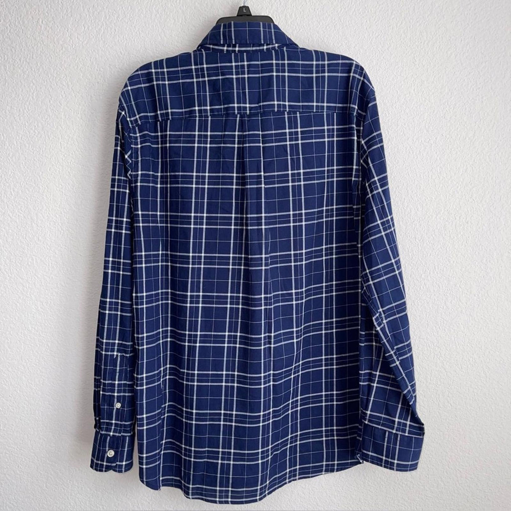 CHAPS Stretch Easy Care Twill Button Down Shirt, Size L EXCELLENT!