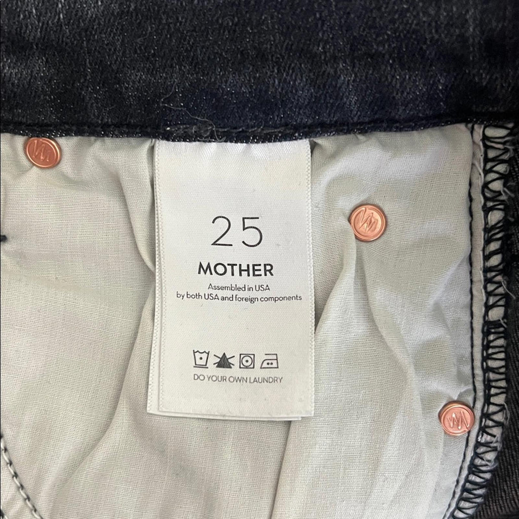 MOTHER The Hustler High Rise Ankle Bootcut Jeans in Barely There/Gray Size25 NEW