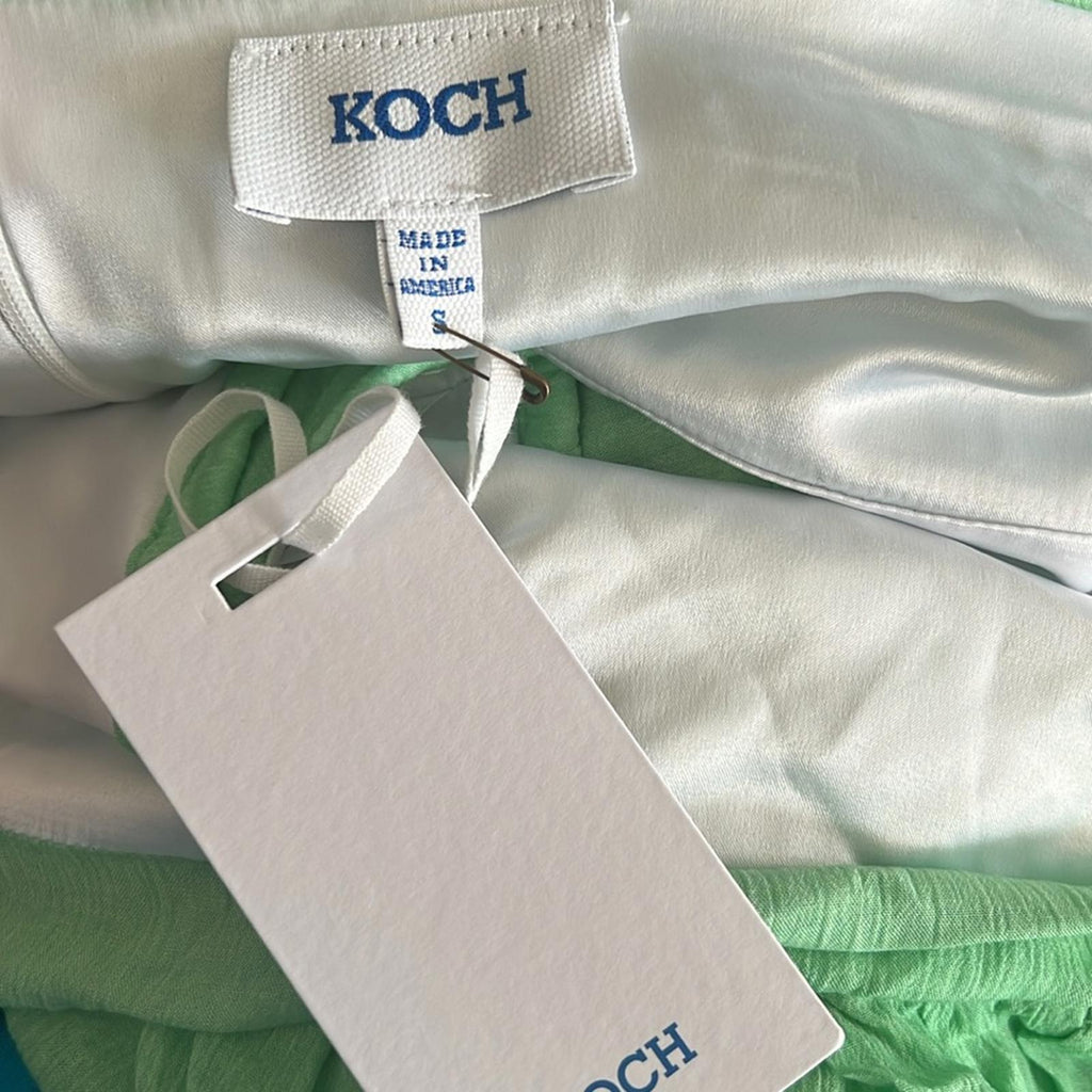 KOCH Women's Eliza Top in Sea Glass Green, Size S New w/Tag Retail $320
