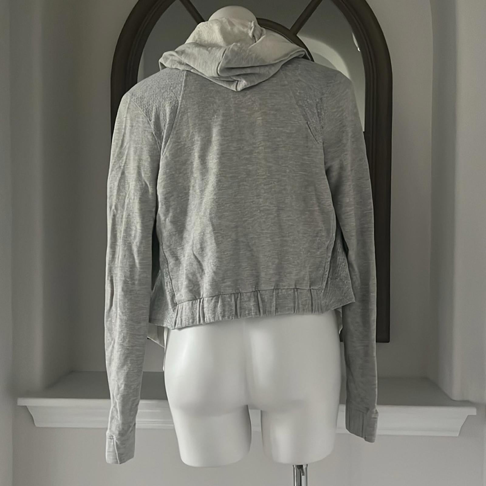 NUX Hoodie Long Sleeve Cardigan Sweatshirt, Size Small New w/Tag