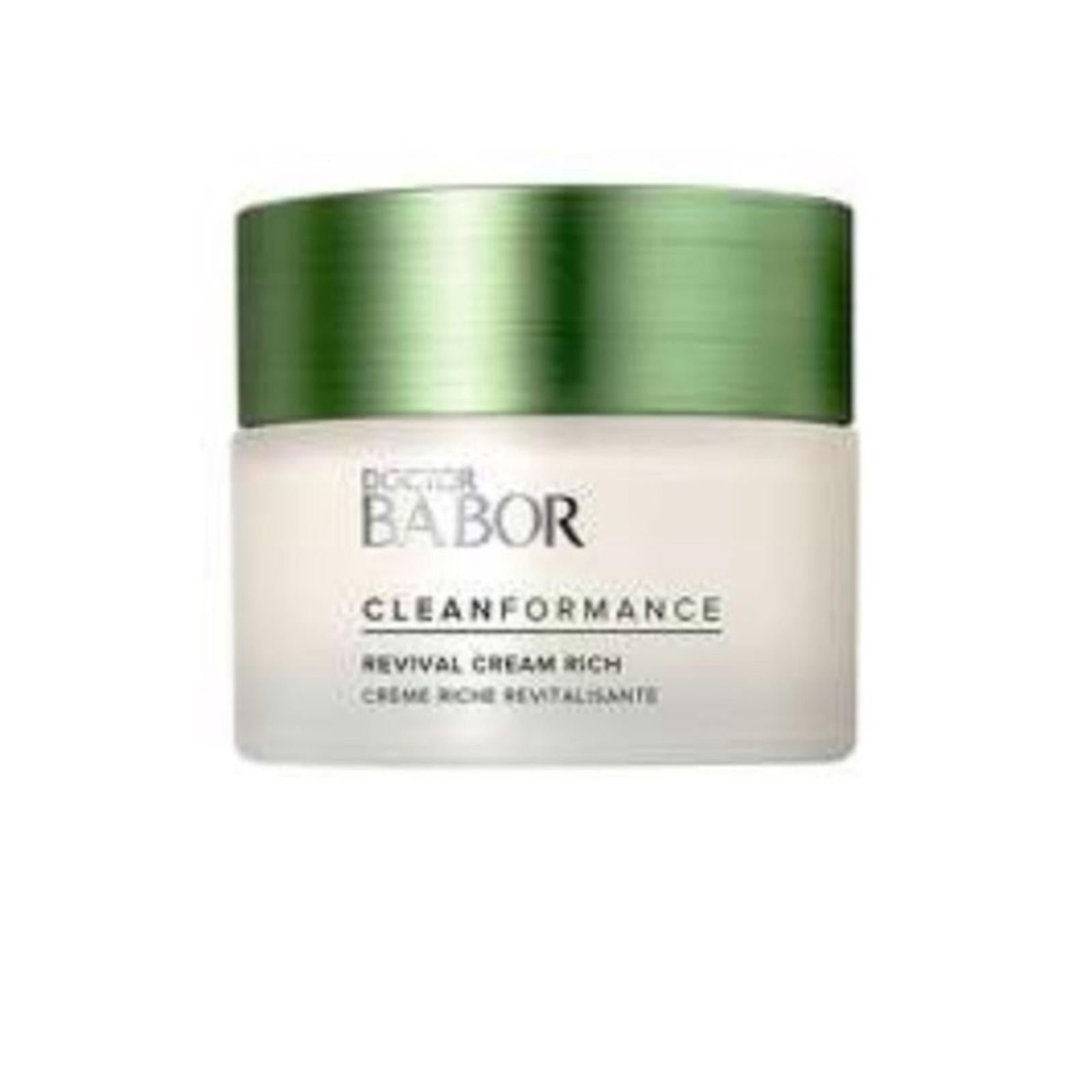 NWT Doctor Babor Clean Performance Revival Cream Rich, Probiotic Face Cream 50ml