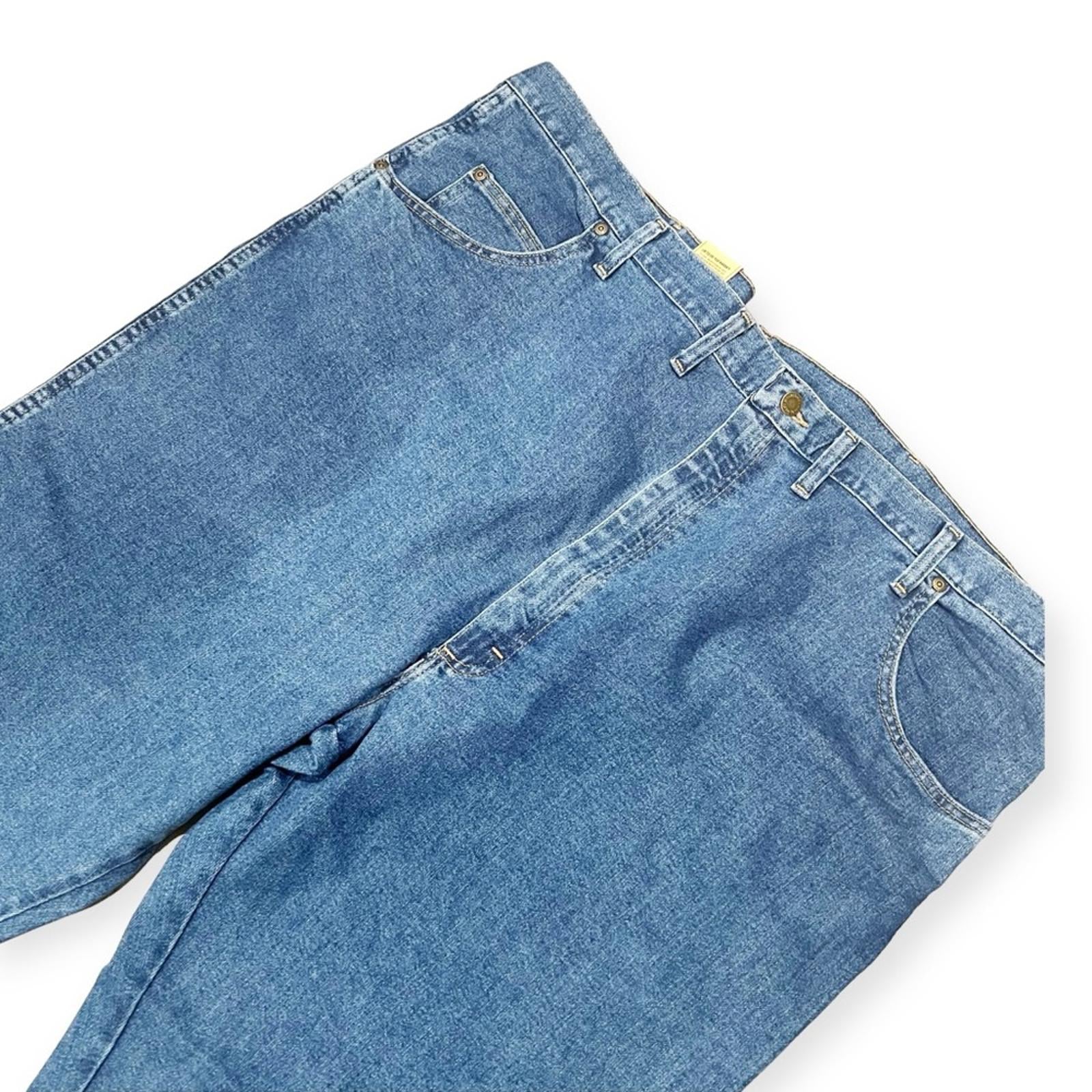 Wrangler Stretch Relaxed Fit Big & Tall Jeans, Stonewash Size 50 X 30 New w/Tag