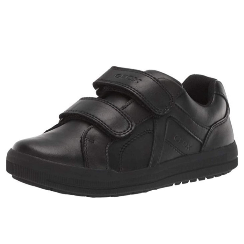 Geox Boys' J Arzach Boy G Trainers in Black, Size 3.5, NEW in Box