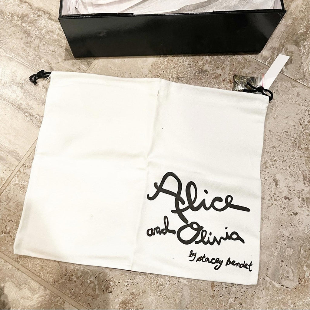 Alice + Olivia Lenora Slip-On Stitch Ballet Flats, Size 39.5 New in Box $395