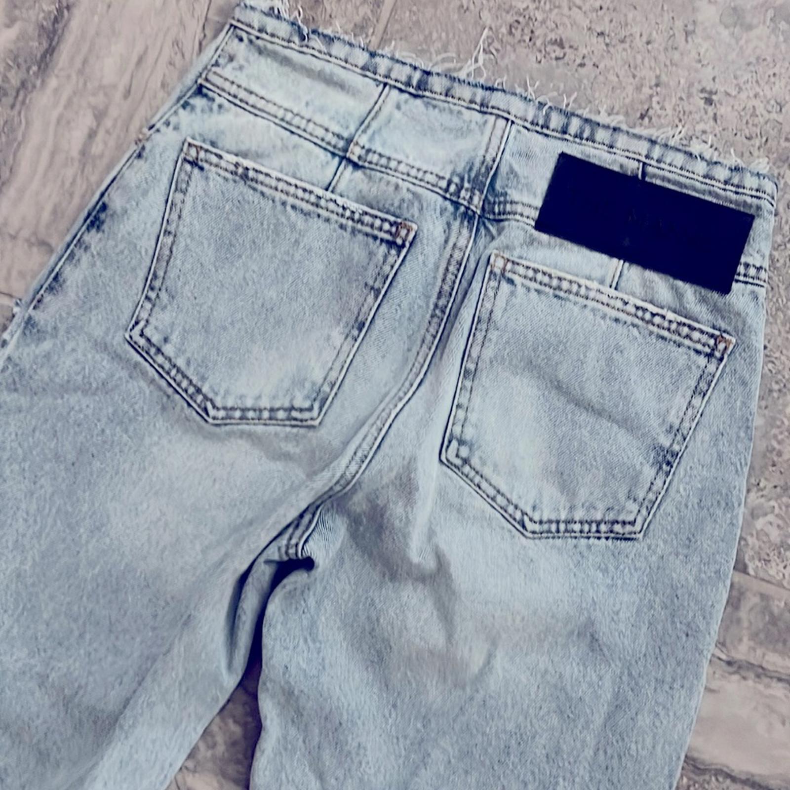 The MANNEI Nula High Rise Flare Jeans in Denim, Lt Blue Size 34 New w/Tag $594