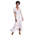 YFB “The Everything” Maxi Dress in White Hi-Low Hem Size L New w/Tag Retail $242
