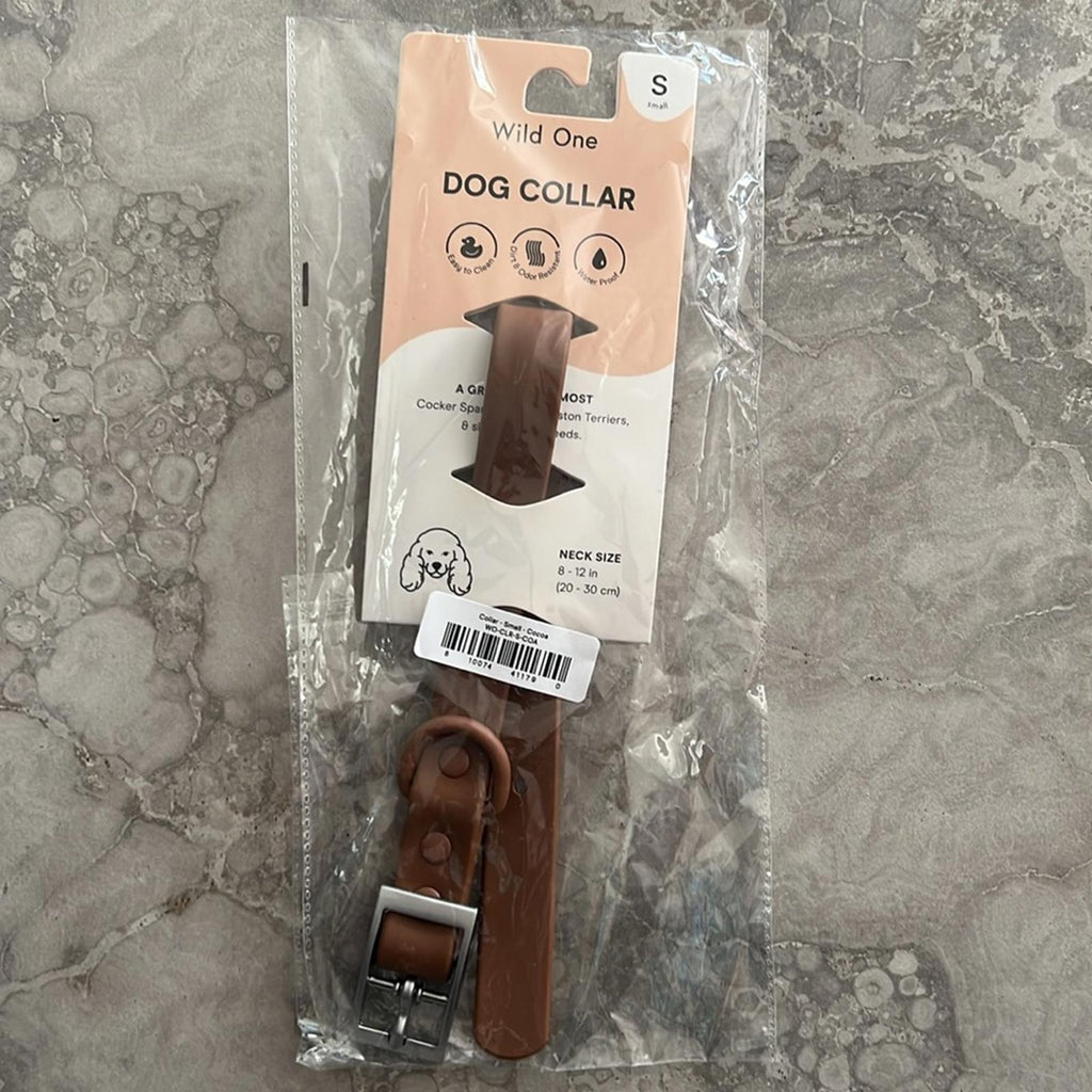 Wild One Collar in Cocoa, Size Small New w/Tag