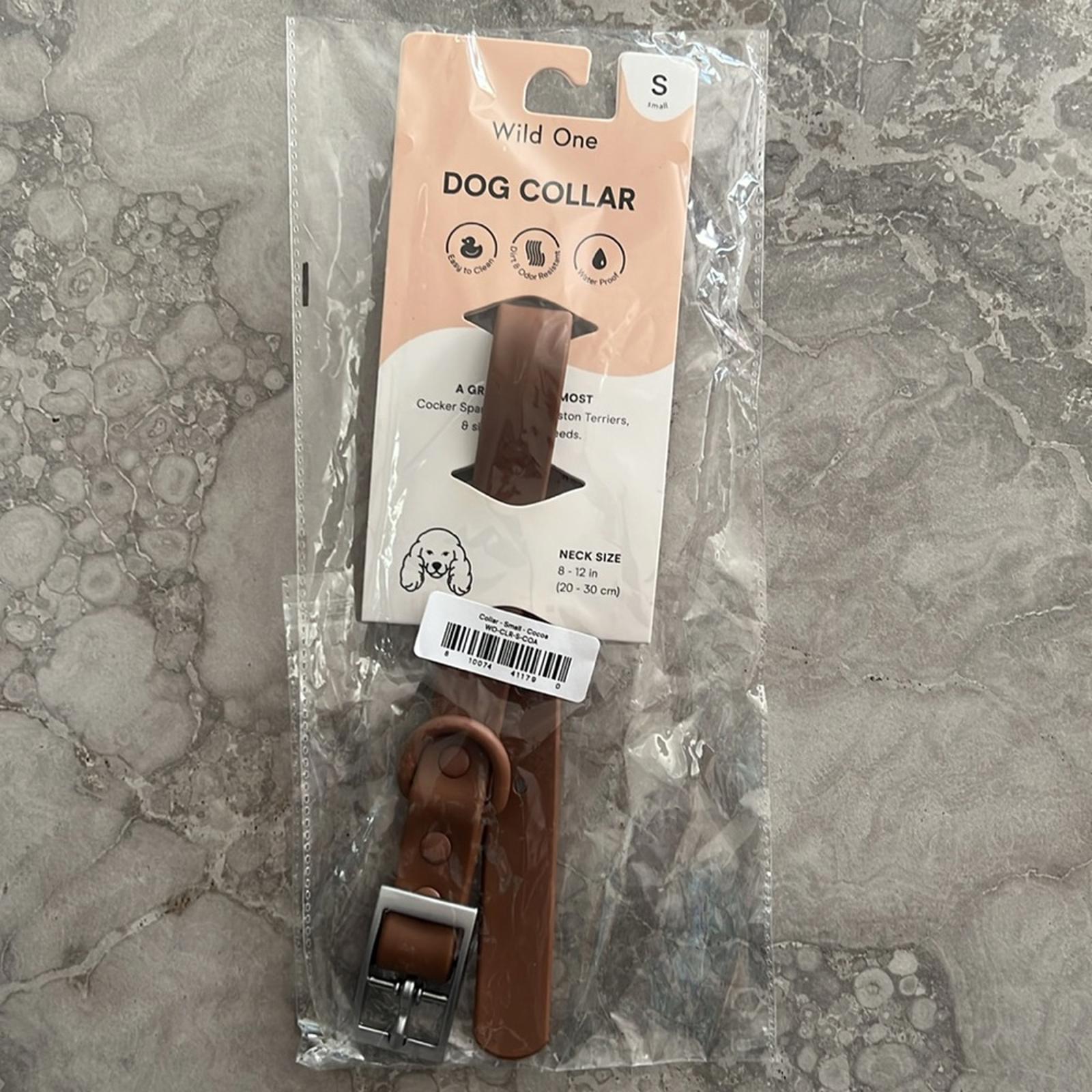 Wild One Collar in Cocoa, Size Small New w/Tag