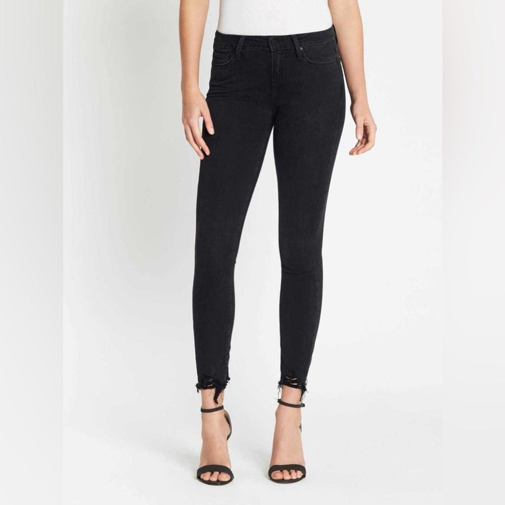 Paige Anthropologie Verdugo Super Distressed Ankle Jeans Black, Revolve NWT $239