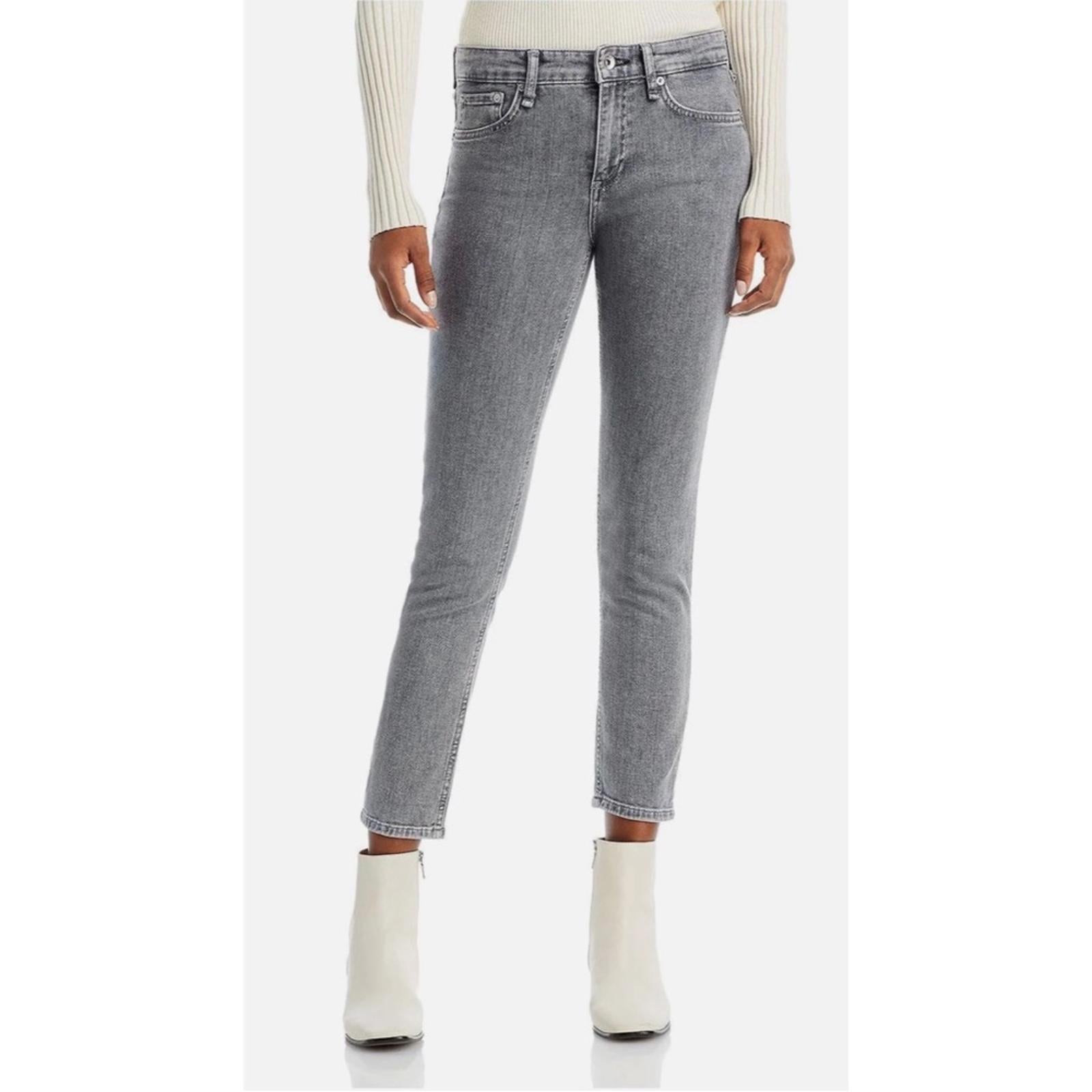 Rag & Bone Colby Cate Denim Mid-Rise Ankle Skinny Jeans, Size 24 New w/Tag $255