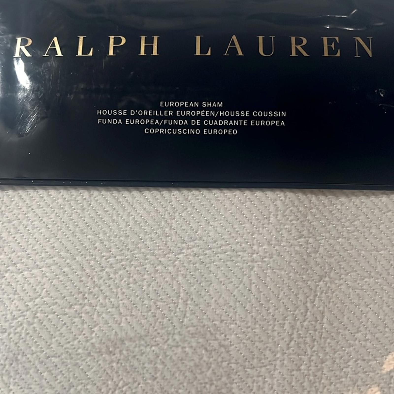 Ralph Lauren Home Pauline Euro Sham in Grey, New w/Tag $185