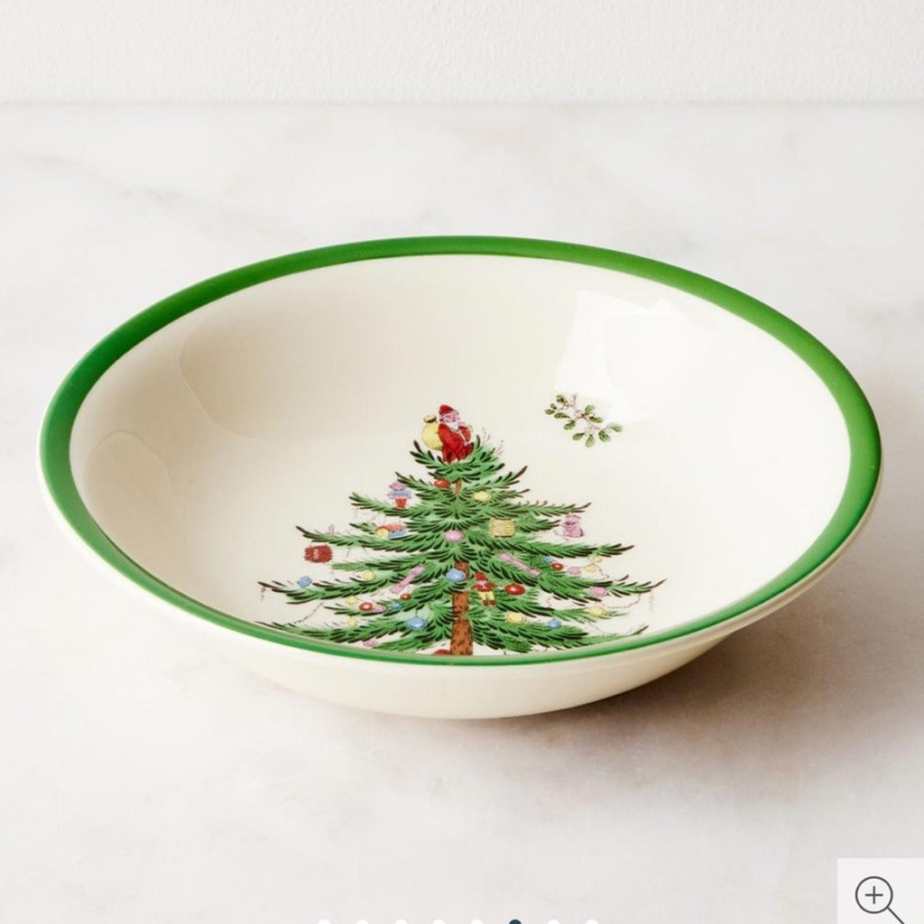 Spode Christmas Tree Dinnerware 4-Piece Plate Setting NEW in Box