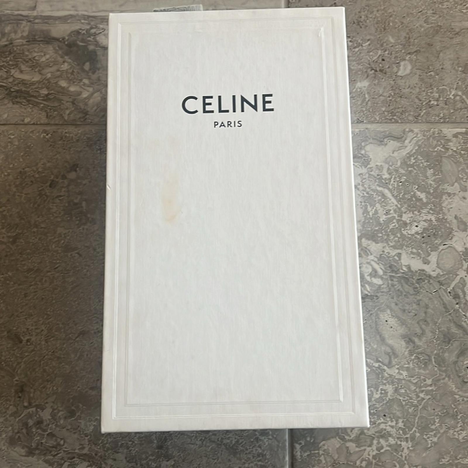 Celine Low Wave Lace-Up Sneaker, Optic White/Silver Size 41 in Box +DustBag $750