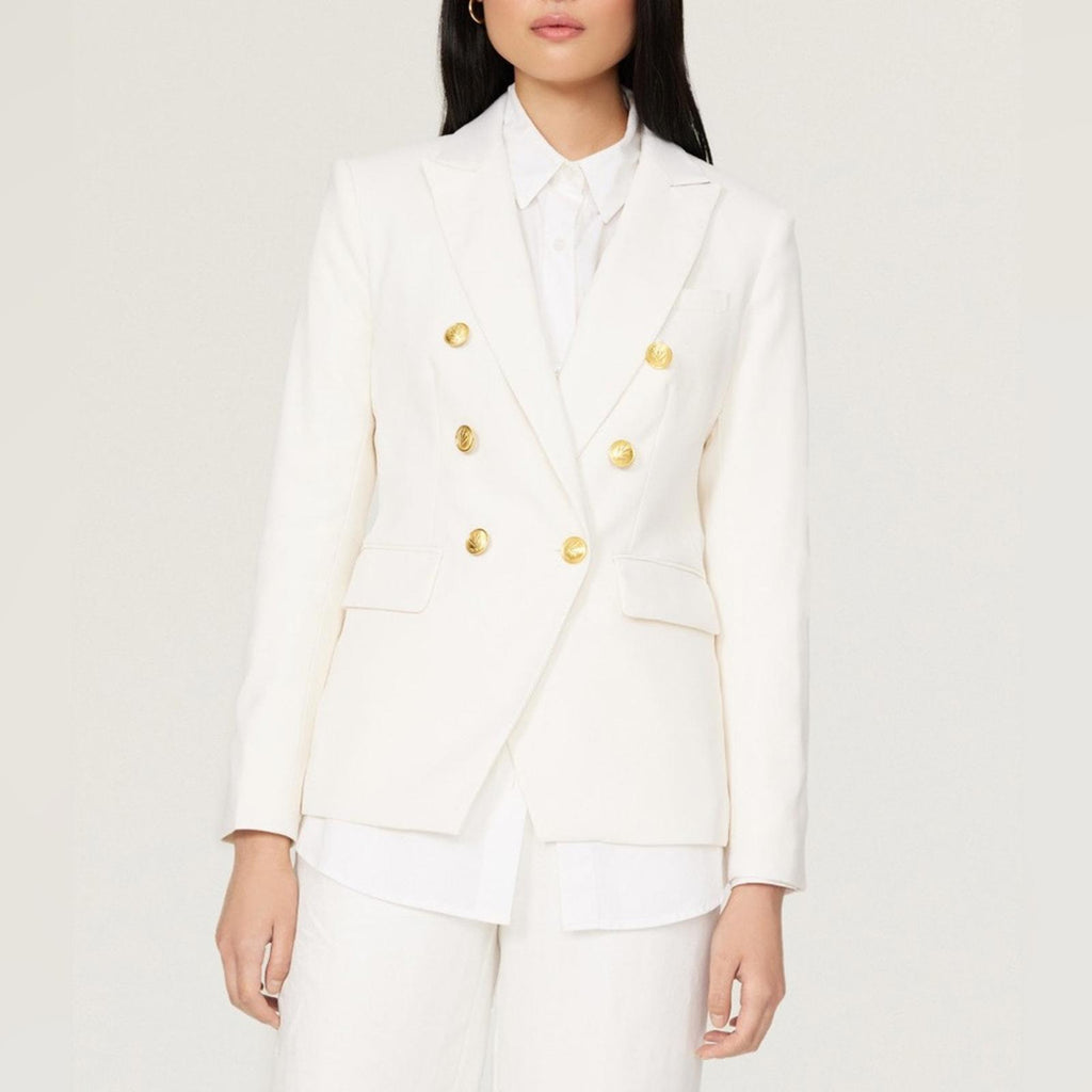 Rag & Bone Preston Wool Blazer in White, Size 0 New w/Tag Retail $650