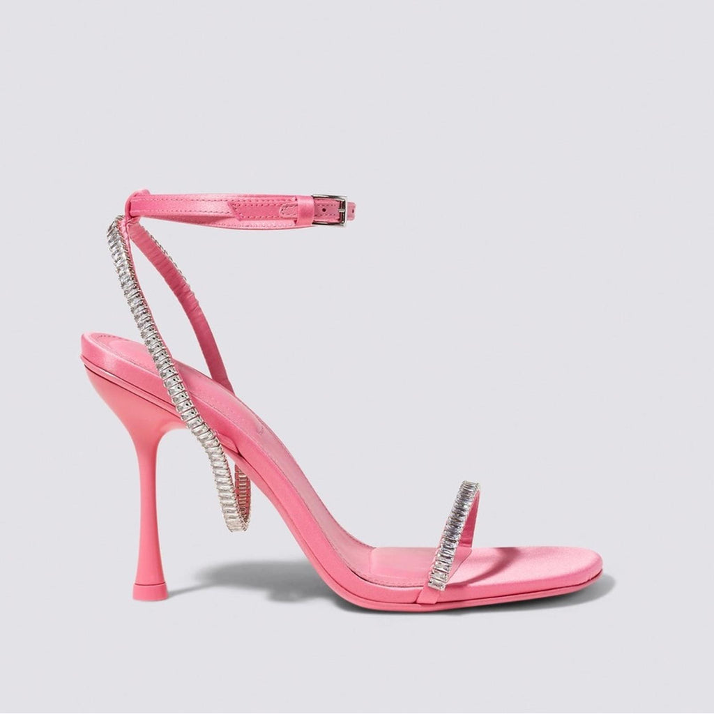 Jonathan Simkhai Luxon Crystal Harness Sandals in Pink, Size EU41 Retail $675