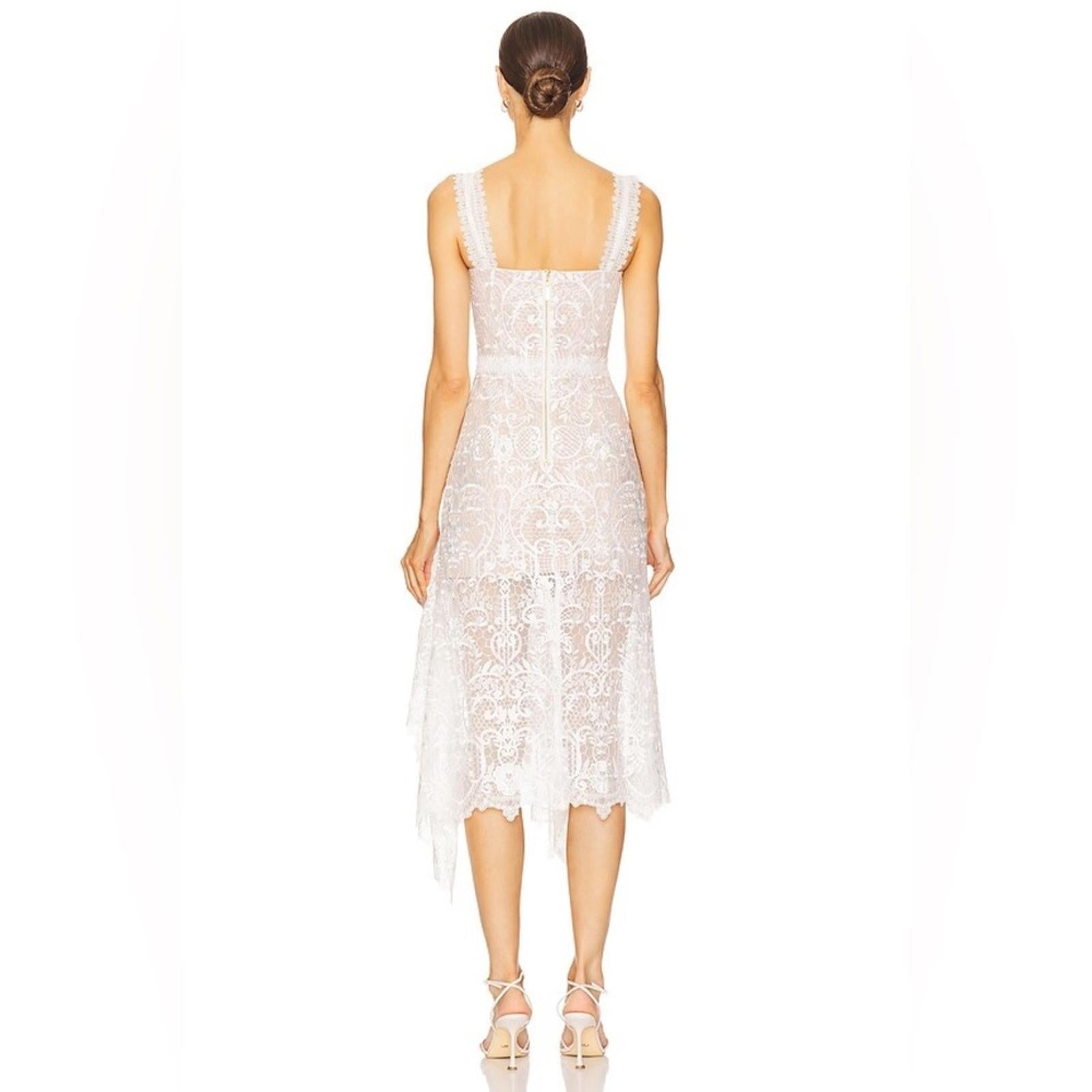 Bronx and Banco Tiffany Blanc Dress in White, Revolve, NWT, Size 4