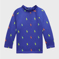 Boy's Ralph Lauren Stretch Poly-Jersey Rashguard Swim Top, 18-24 Months NWT $55