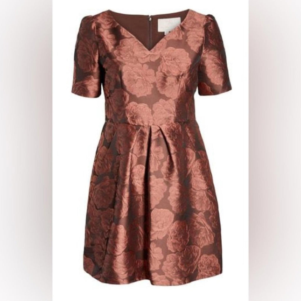 Gal Meets Glam Ingrid Jacquard Fit & Flare Dress, Size 2 New w/Tag