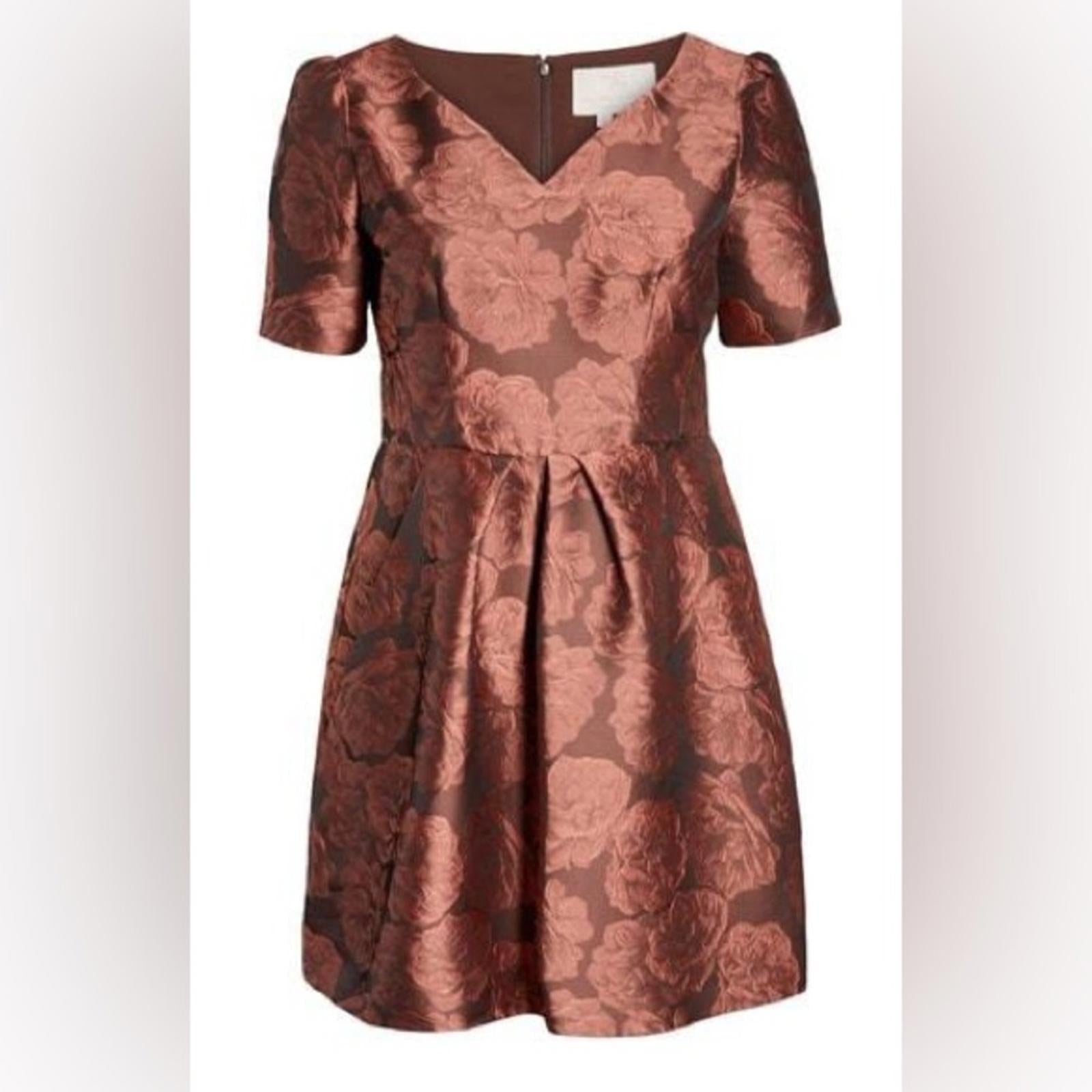 Gal Meets Glam Ingrid Jacquard Fit & Flare Dress, Size 2 New w/Tag