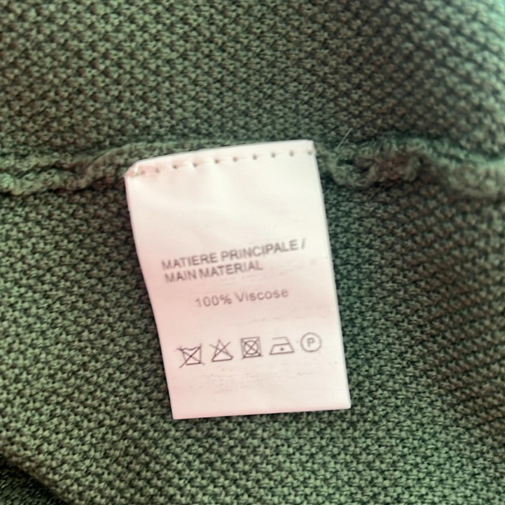 NWT Merokeety Long Cardigan w/Pockets Open Front in Olive, Size S New w/Tag