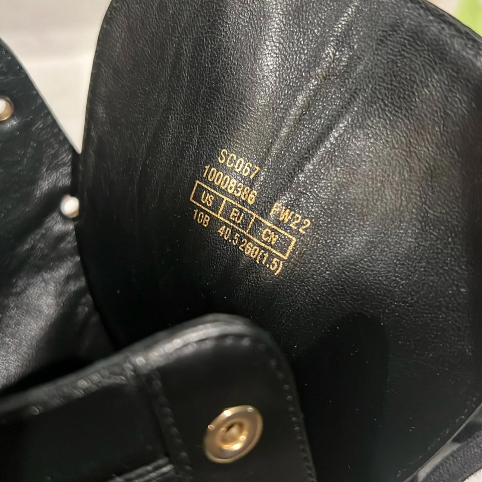 Stuart Weitzman Ultra Lug Sole Buckle Combat Boots in Black, US 10/EU 40.5 NWT
