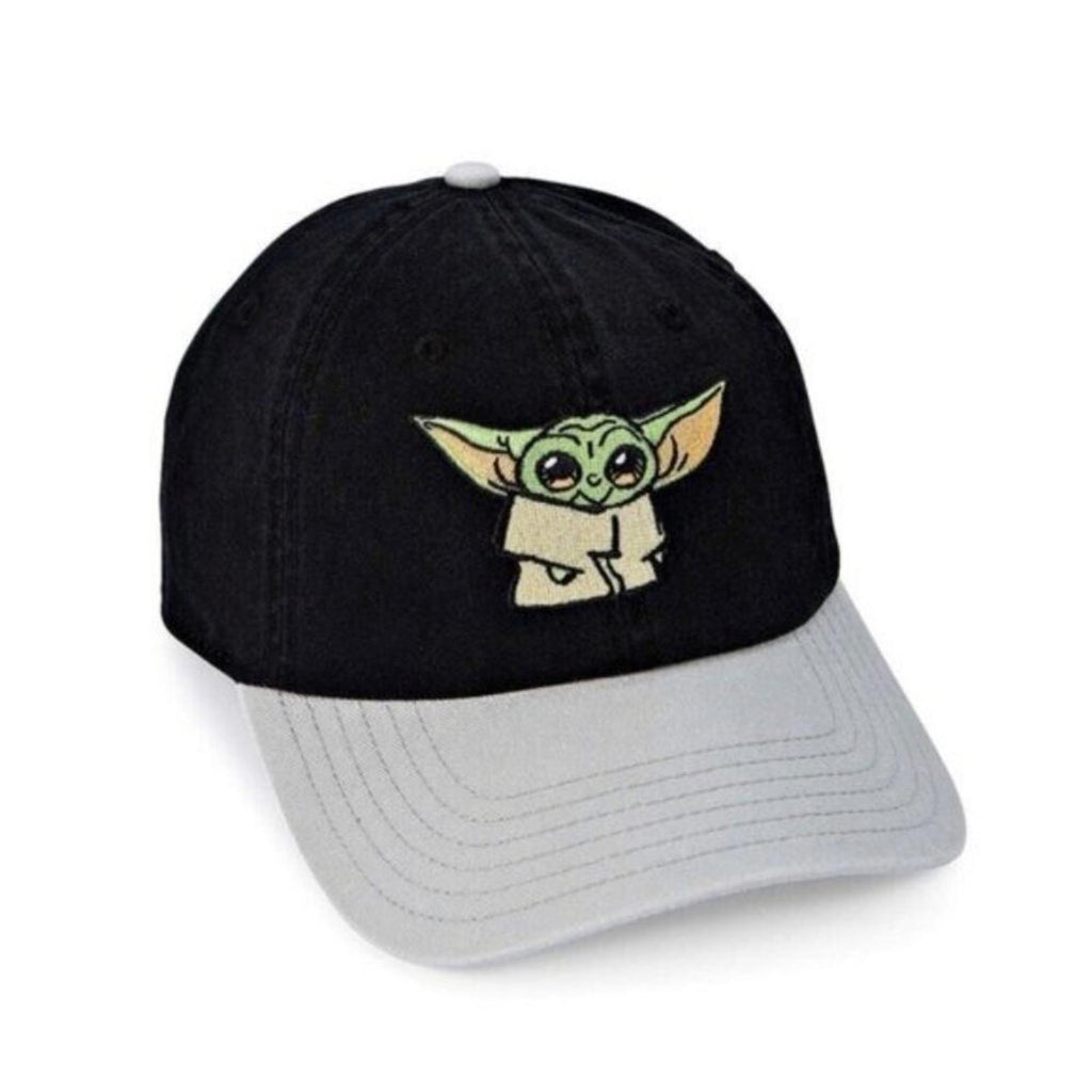 Disney’s Star Wars The Mandalorian Strap Back Dad Hat in Black, One Size, NWT