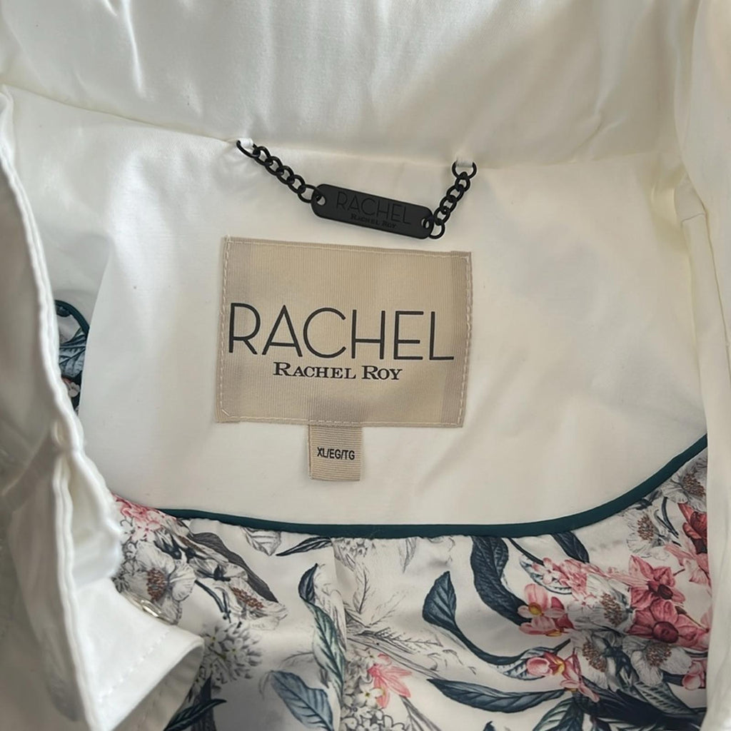 NWT RACHEL Rachel Roy Women's Safari Jacket, White Size XL New w/Tag