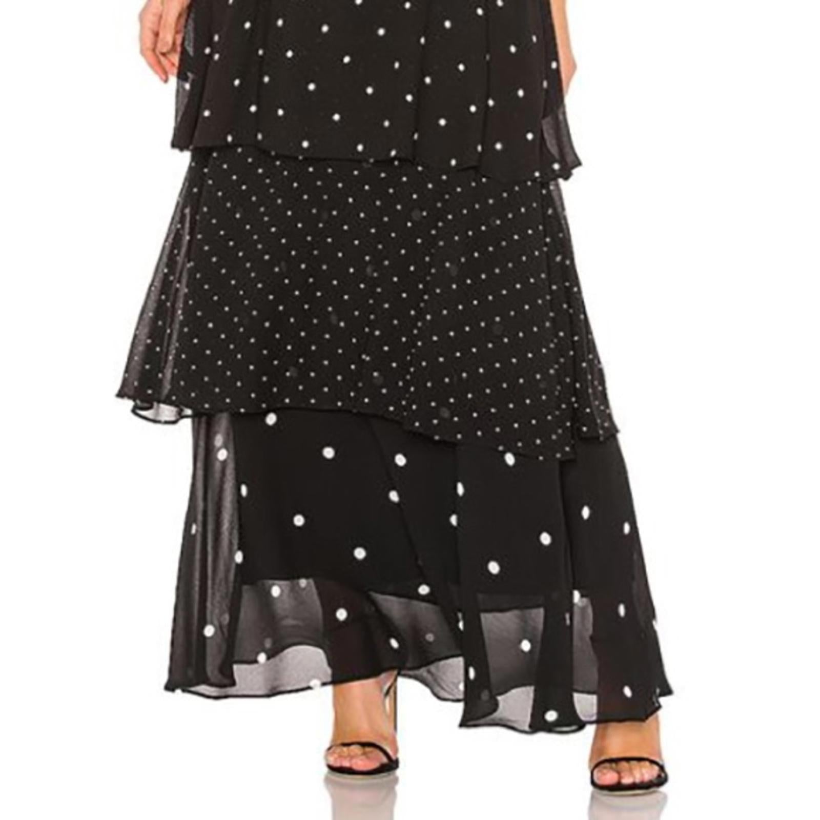 Anine Bing Revolve Daisy Maxi Dress, Black & White Size XS New w/Tag Retail $349