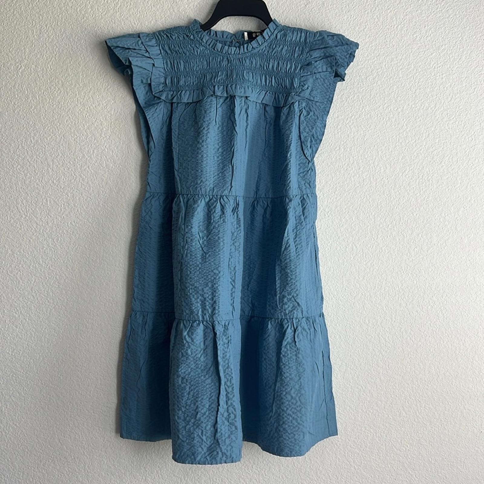 Sea Sevyn Pucker Smocked Dress in Blue, Size 12Y NEW w/Tag