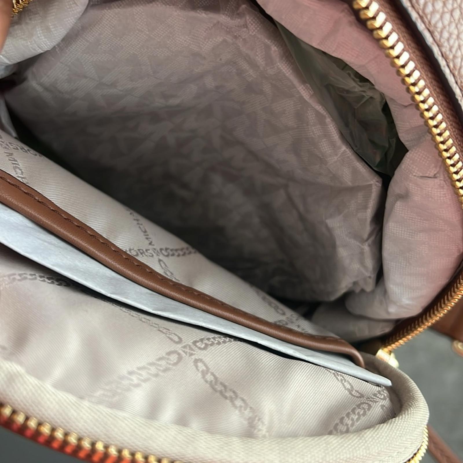 Michael Kors Elliot Messenger Leather Backpack with Rivets, New w/Tag