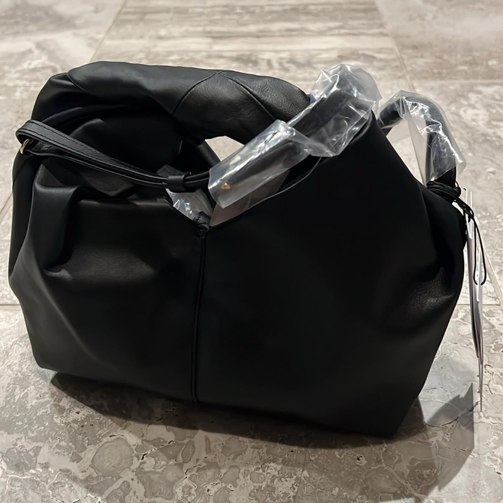 JW Anderson Twister Hobo Bag, Black New w/Tag +Dust Bag Retail $990 QUIET LUXURY