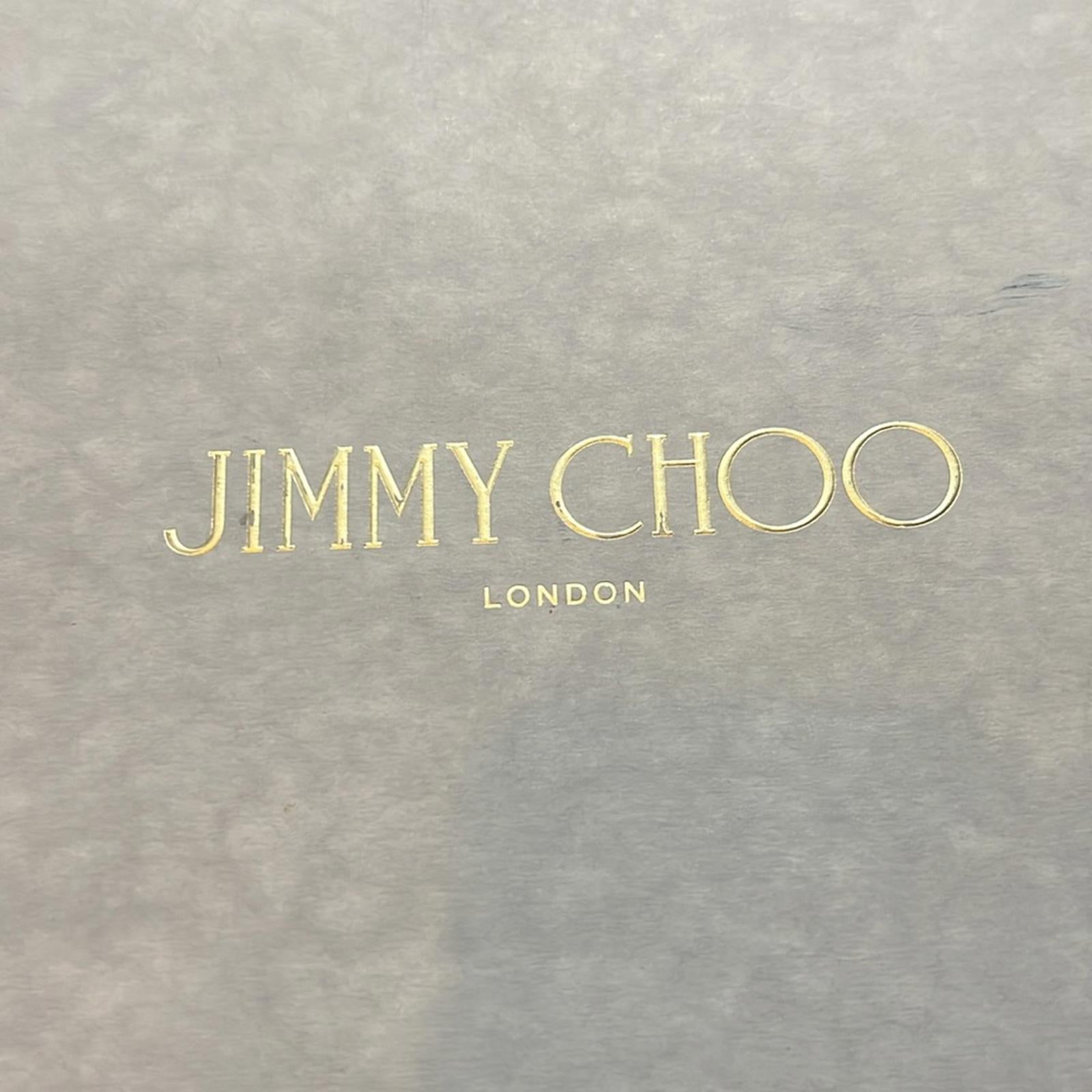 Jimmy Choo Love 85 Leather Mesh Pointed-Toe Pumps Size 43 NEW in Box +2Dust Bags