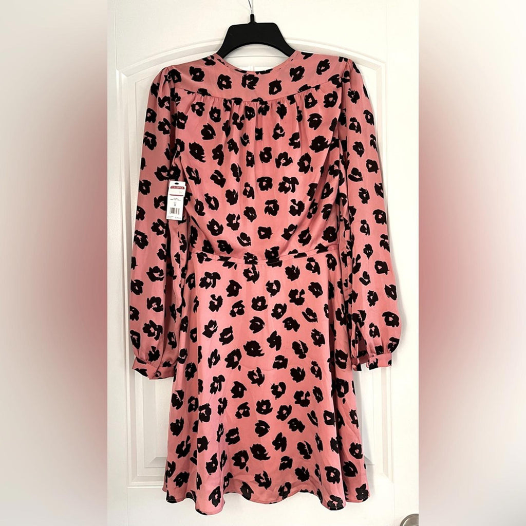 Equipment Danette Printed Washed-Satin Mini Dress, Size 0 New w/Tag Retail $395