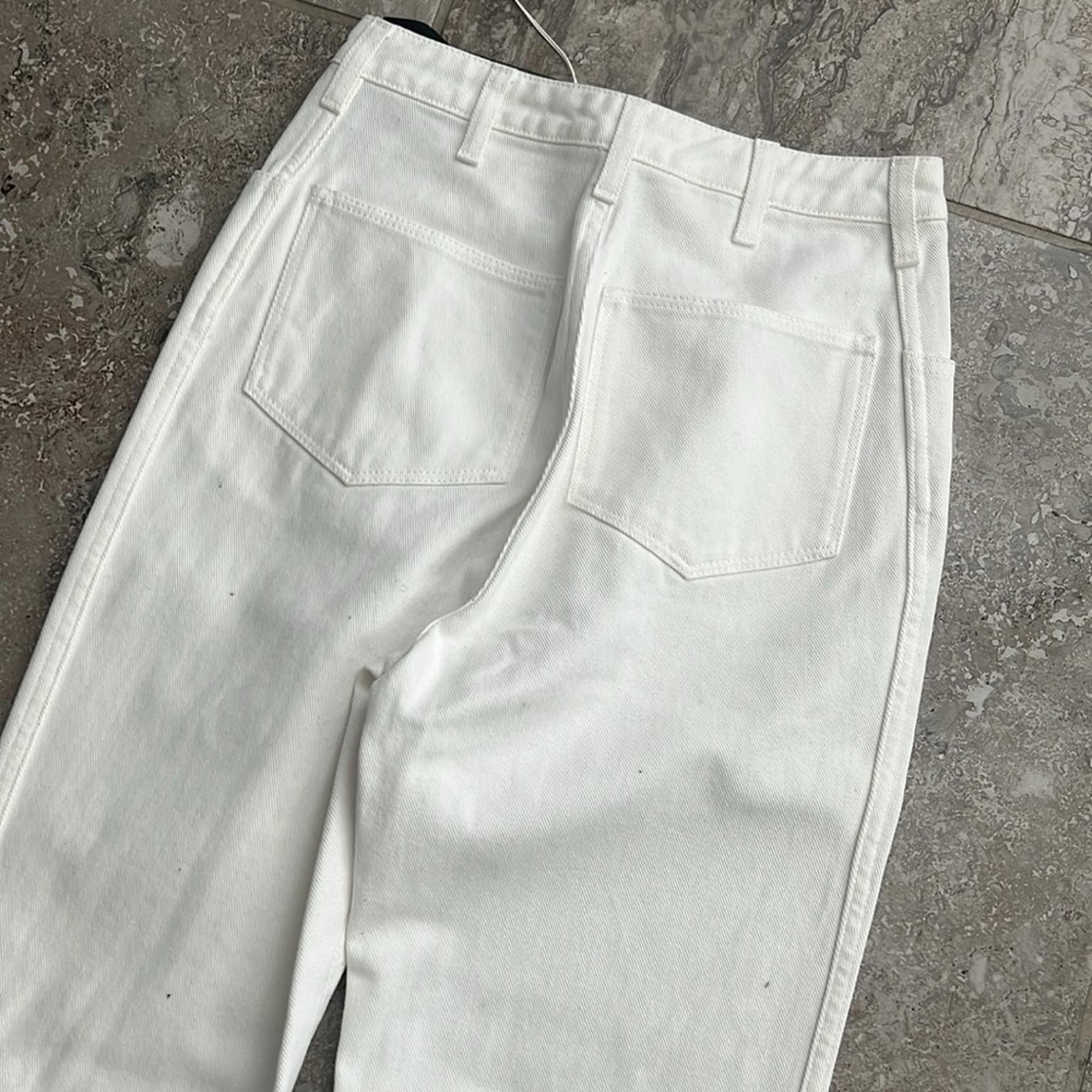 A_Plan_Application High Waist Bootcut Jeans Optical White, Size 26, NWT SOLD OUT