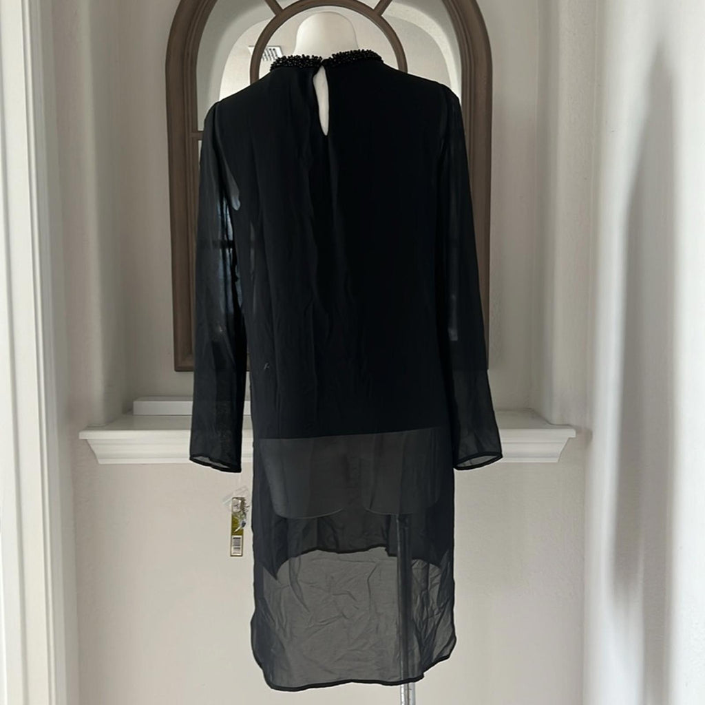 NWT Gianni Bini Nikki Tunic, Black/Dream Weaver Size S New w/Tag Retail $99