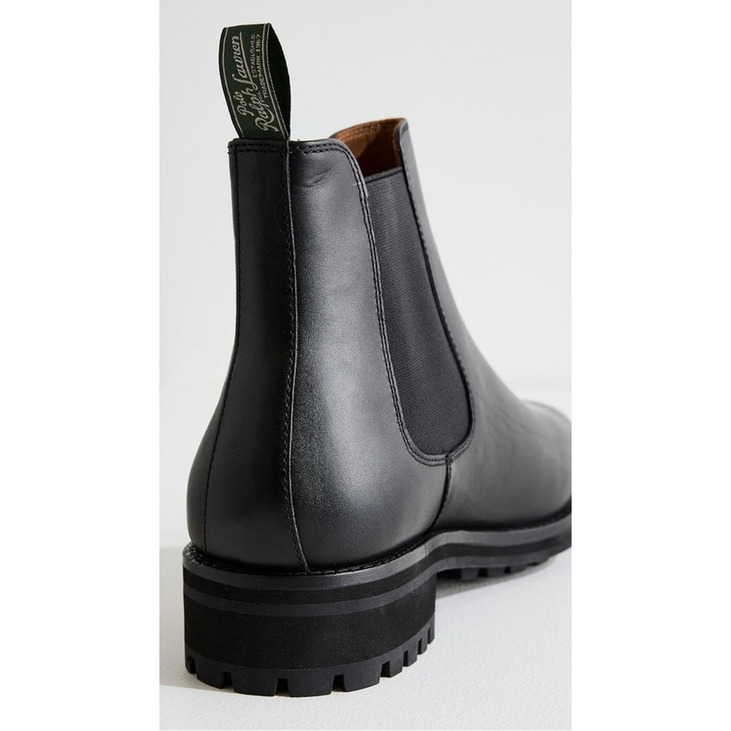 Polo Ralph Lauren Bryson Leather Chelsea Boots w/ Elastic Panels, NWT, Size 8.5
